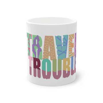 Travel Trouble Coffee Mug - White 11oz