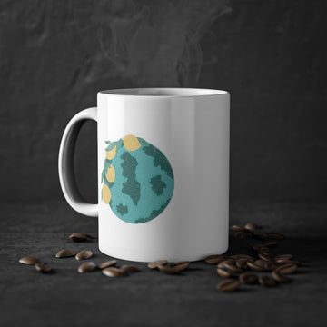 Lemon Earth Coffee Mug - White 11oz